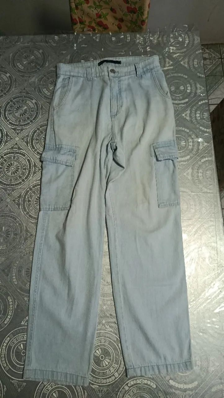 Calça jeans baggy 