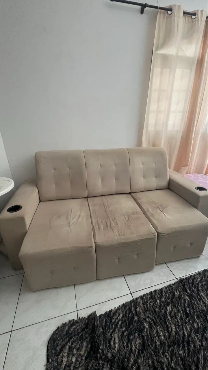Sofá Retrátil 3 Lugares  - Foto 3
