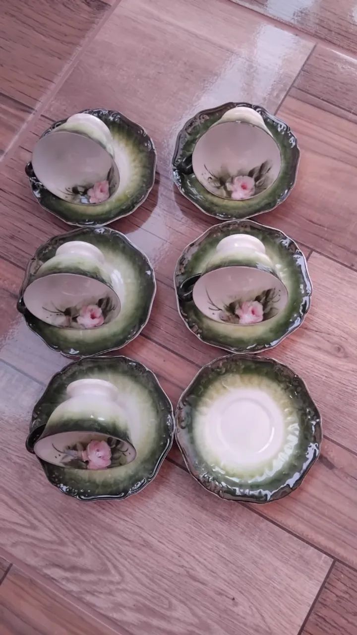5 xícaras de café porcelana  - Foto 3