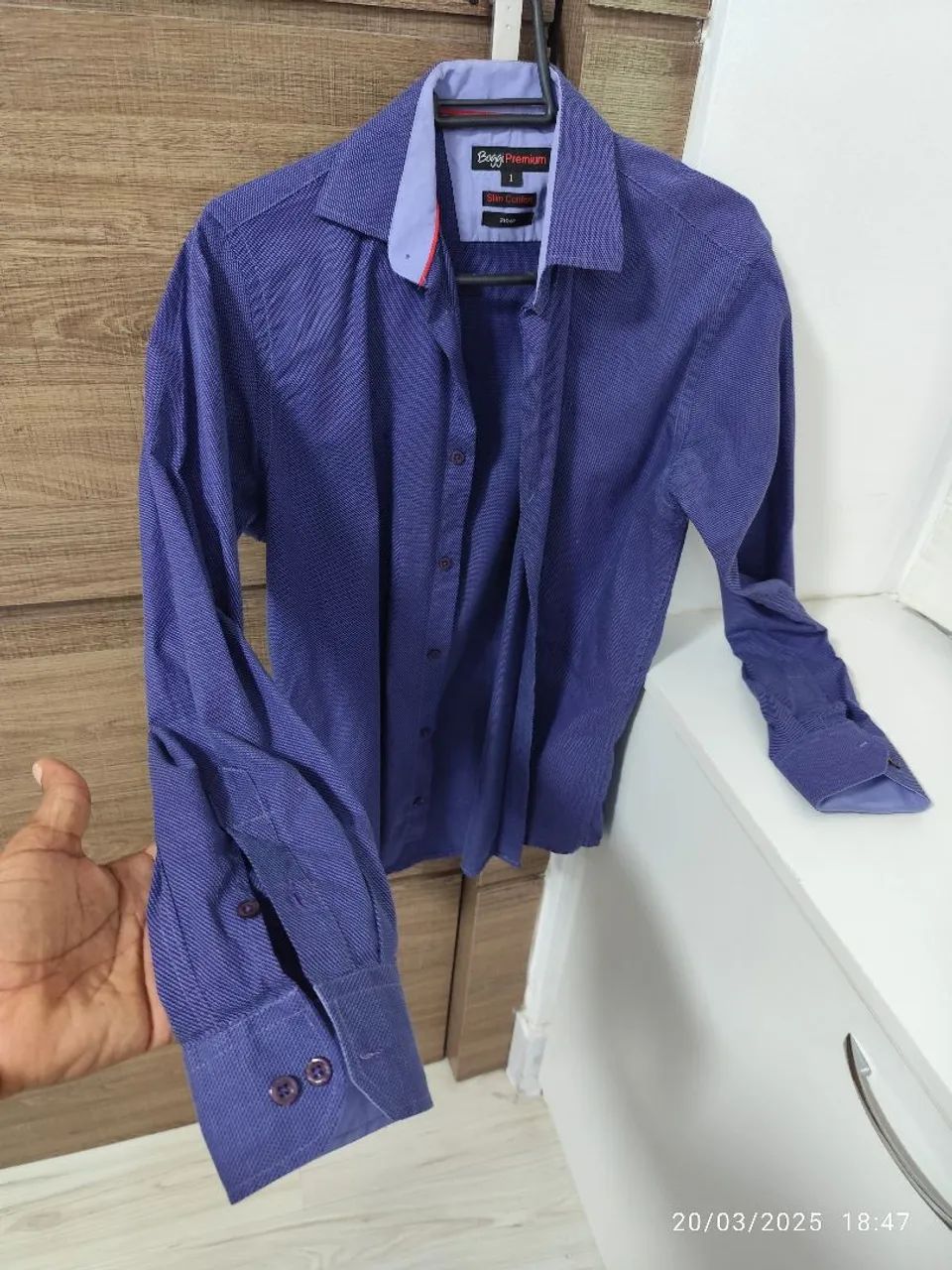 Camisa social luxo de marca P hoje disponível  - Foto 4