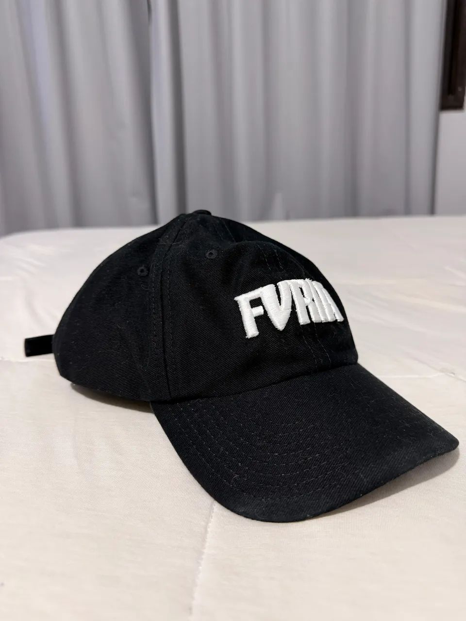 Boné Fúria strapback preto