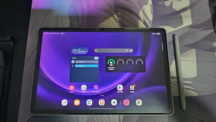 Samsung Galaxy Tab S9 FE 128GB - Completo + NF + Capa Original - Foto 2