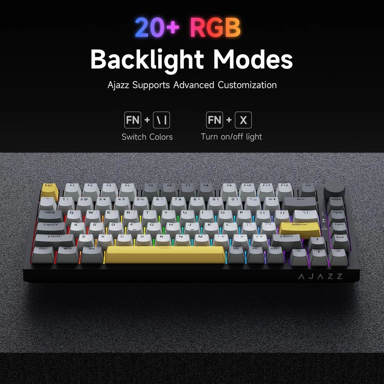 Teclado Mecânico Ajazz AK820 - Foto 3