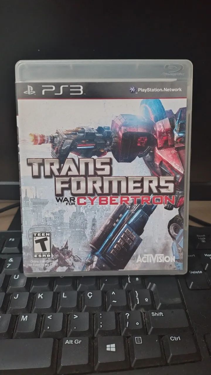 Transformers War for Cybertron PS3 Completo com manual - Raro