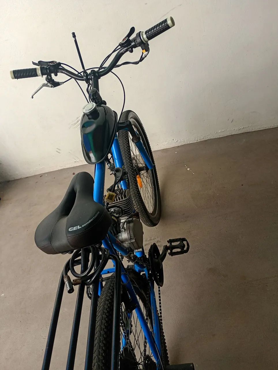 Bicicleta motorizada 80cc com nota fiscal. - Foto 5