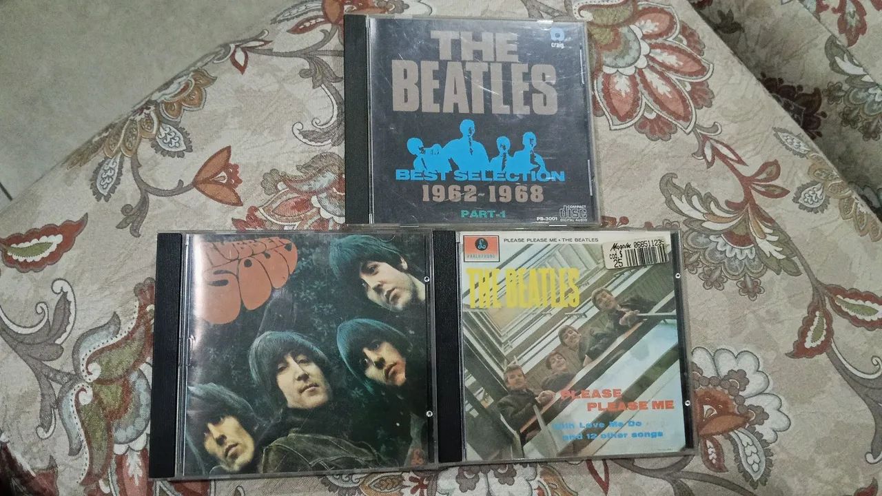 Três cds the Beatles em perfeito estado