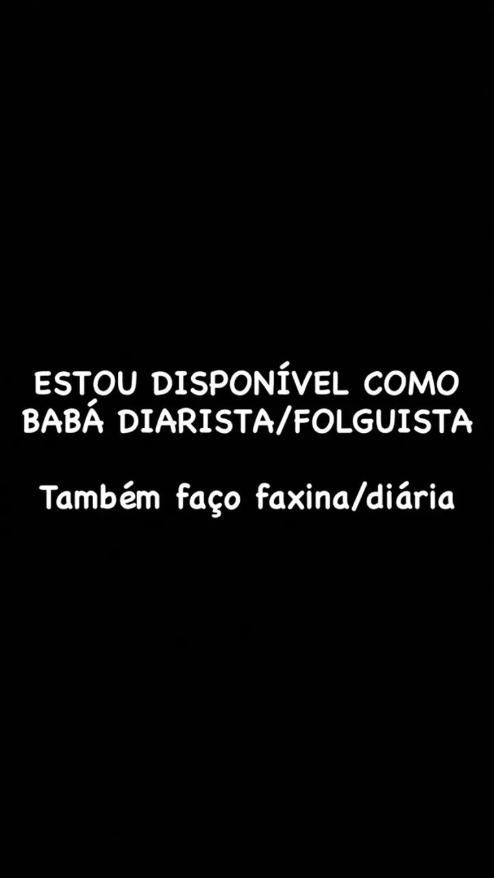 BABÁ/DIARISTA