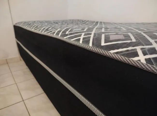 Cama com mola ensacada solteiro - Foto 2