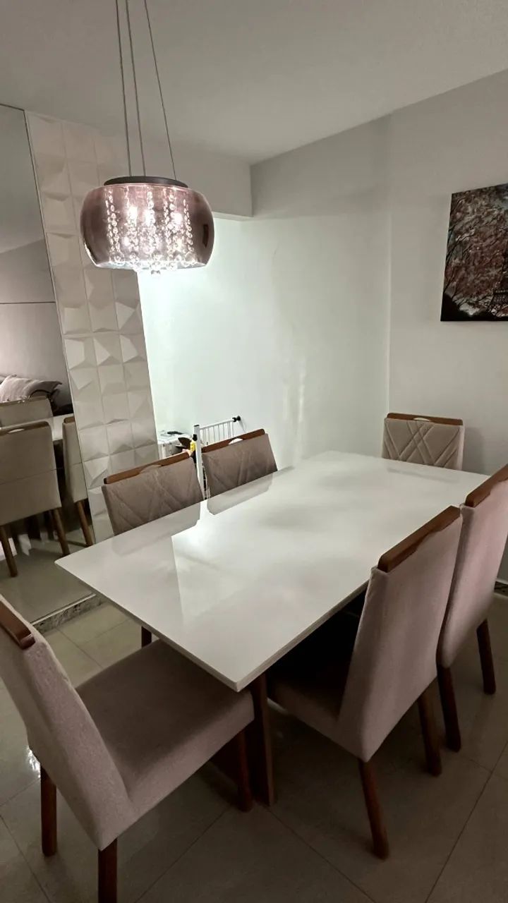 Mesa de jantar (6 cadeiras de brinde) - Foto 3