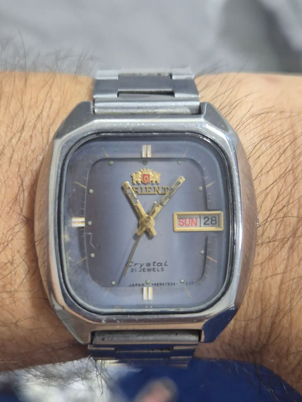Relógio ORIENT TV CRYSTAL AUTOMÁTICO  -  ÓTIMO ESTADO