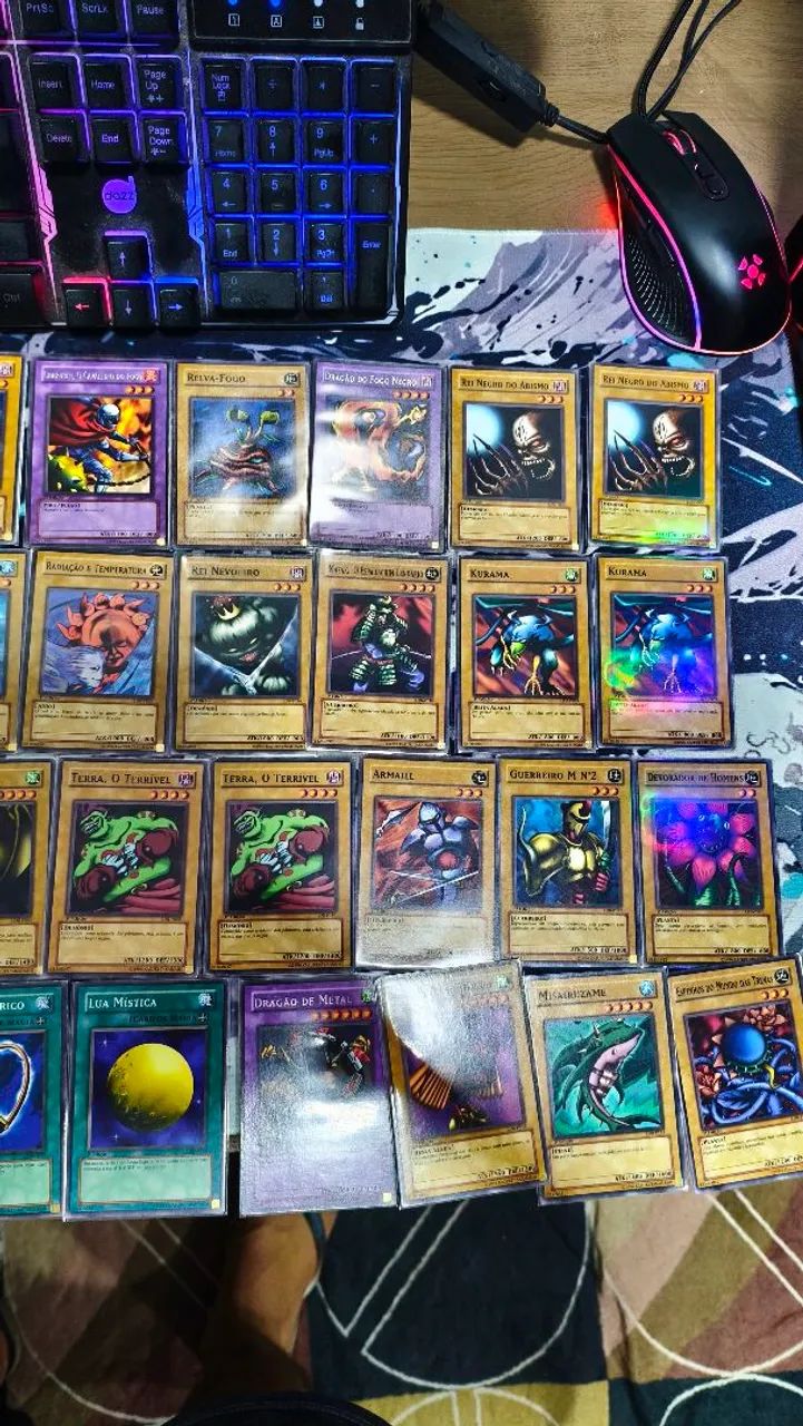 Lote Yu-Gi-Oh! 2002 - cartas LDB LOB 1° Edição (português) - Foto 6