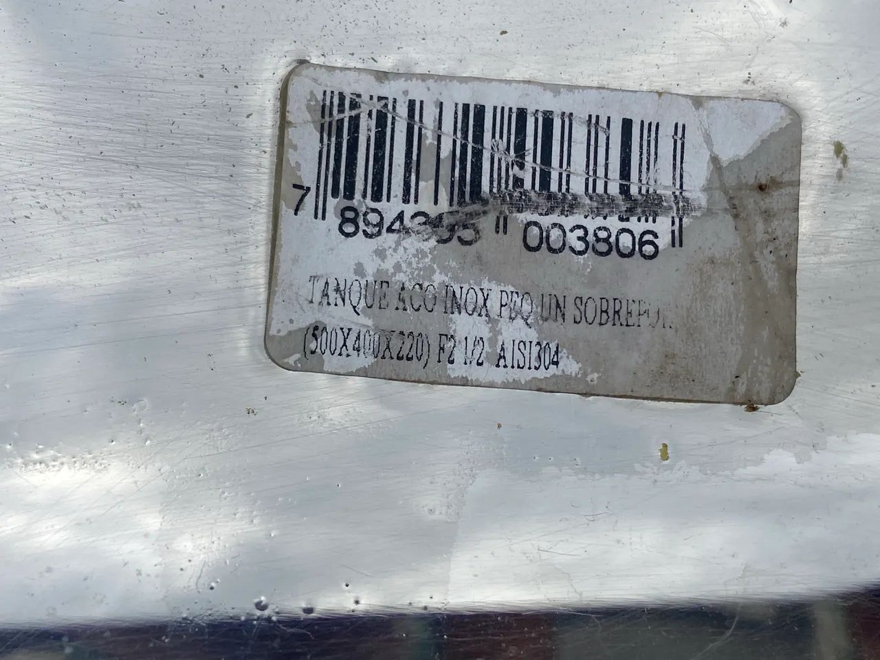 Tanque de inox 304 sobrepor 50x 40 27 litros  - Foto 2