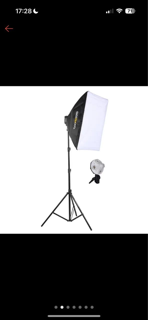 Softbox para 4 Lâmpadas Bivolt  - Foto 2