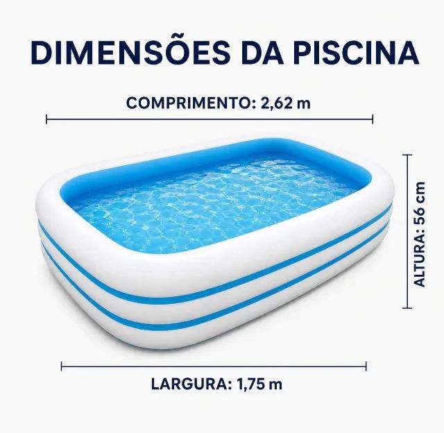 Piscina Inflável 2.050 Litros - Foto 3