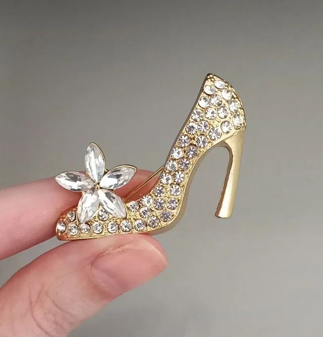 Broche de Sapato Strass (novo)