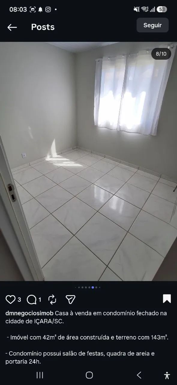 Casa condominio Aurora Íçara SC - Foto 4