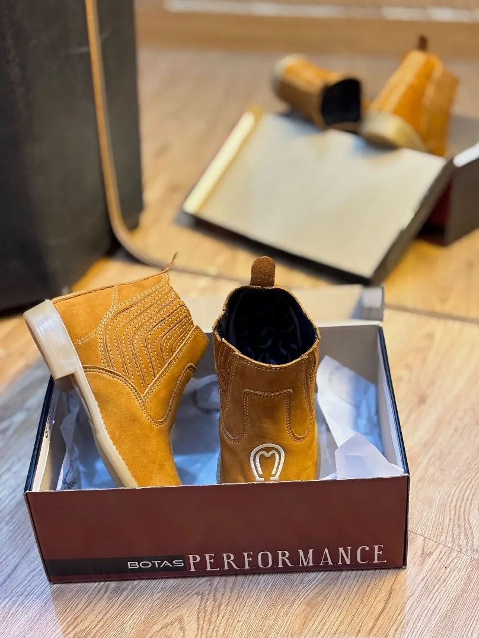 Bota Masculina Performance  Couro Premium!  - Foto 4
