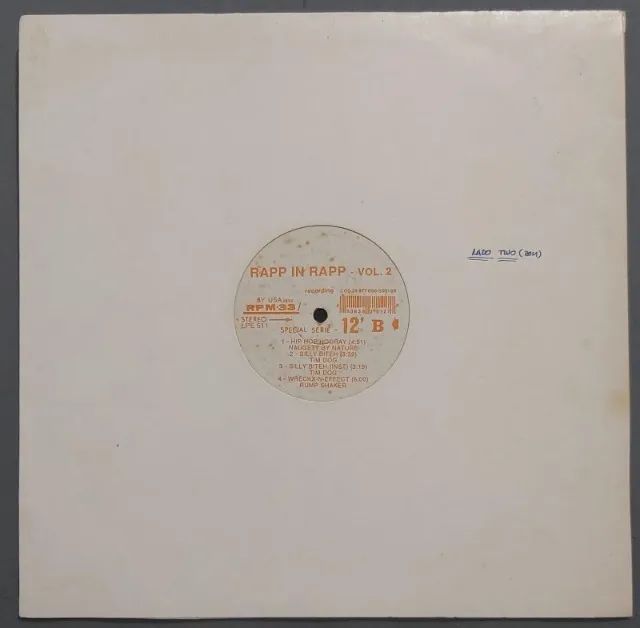 Disco de Vinil LP Rapp In Rapp 2 (importado)