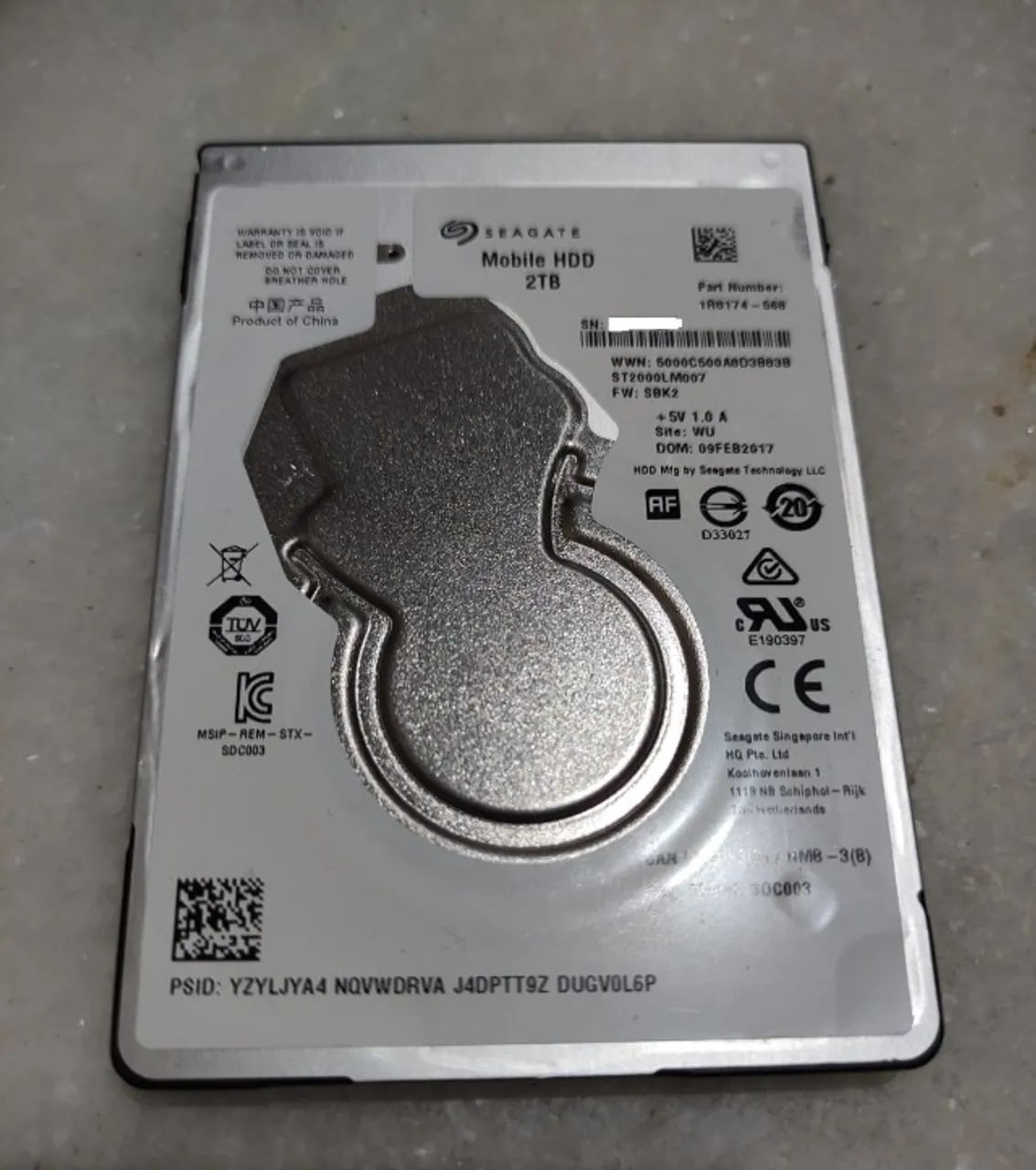 HD SEAGATE 2 TB