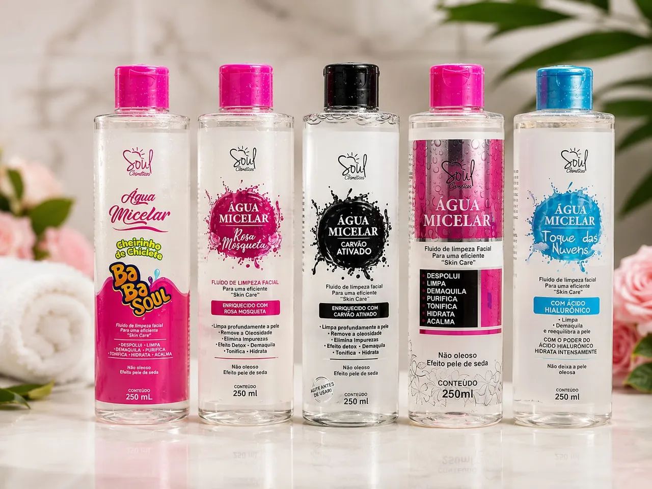 Água Micelar Soul Cosméticos 