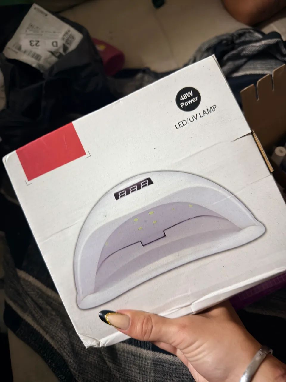 Kit cabine, lixa elétrica e 10 esmaltes em gel  - Foto 3