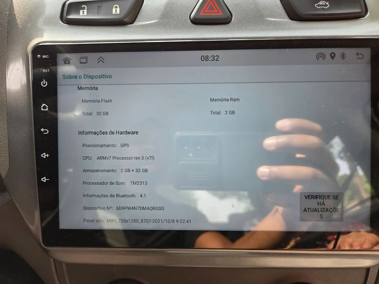 Central Multimidia 9 Polegadas Adak T-play 9232