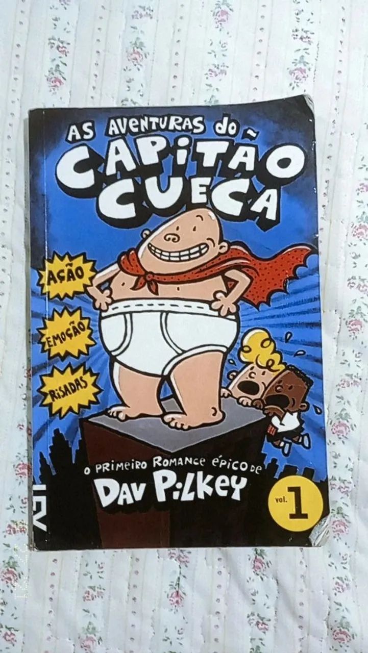 LIVRO Usado As Aventuras do Capitão Cueca 1