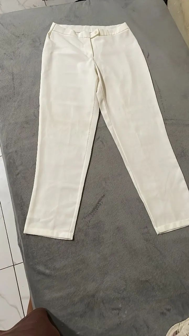Calça branca social