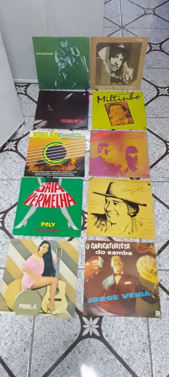 Disco de vinil leia a observação 