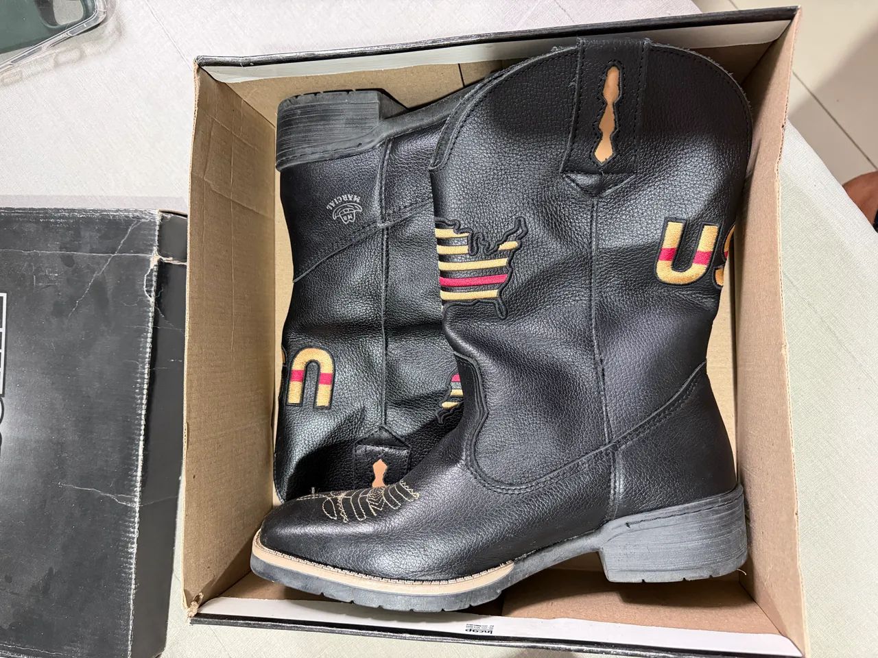 Bota country masculina 