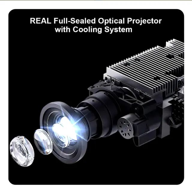 Projetor ThundeaL TDA7W Branco Full HD Android 13 Wi-Fi Bluetooth - Novo na caixa! - Foto 2