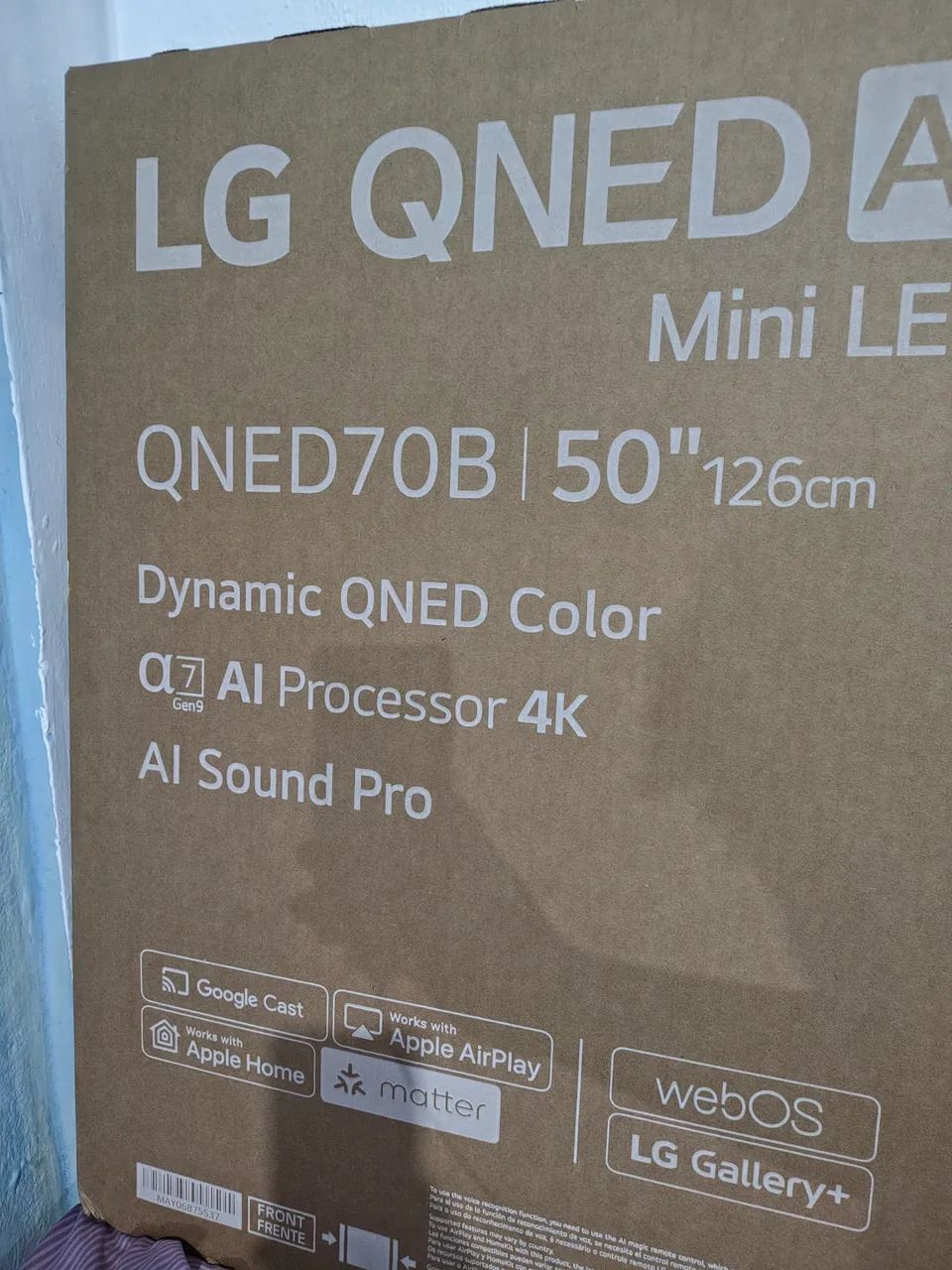 LG 50 polegadas mini led 2026  - Foto 3