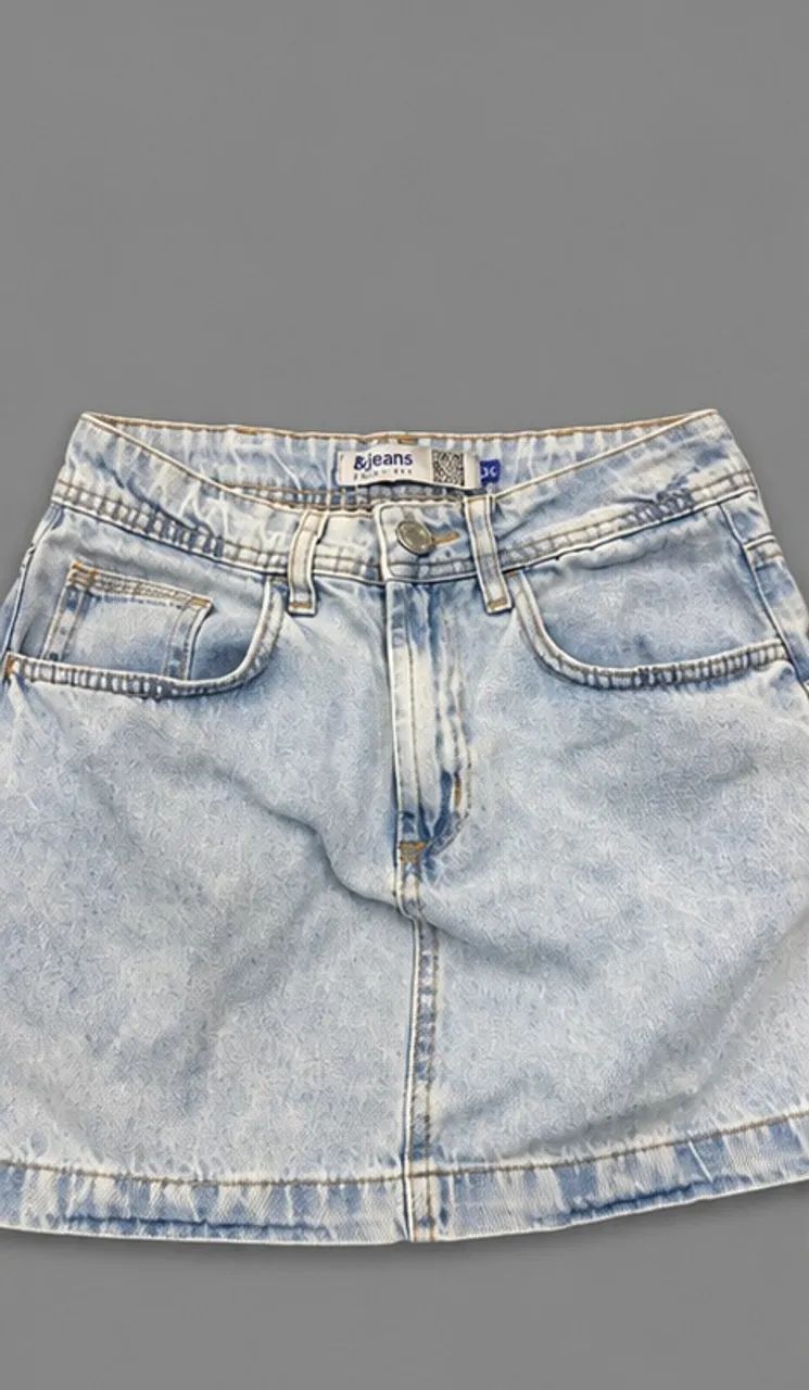 Saia jeans 