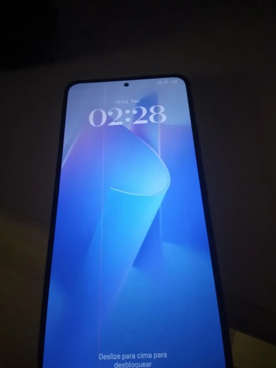 POCO F3 128 GB - Funcionando - Tela com linha e bateria para trocar - Foto 3