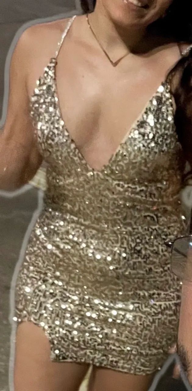 Vestido dourado paete  - Foto 3
