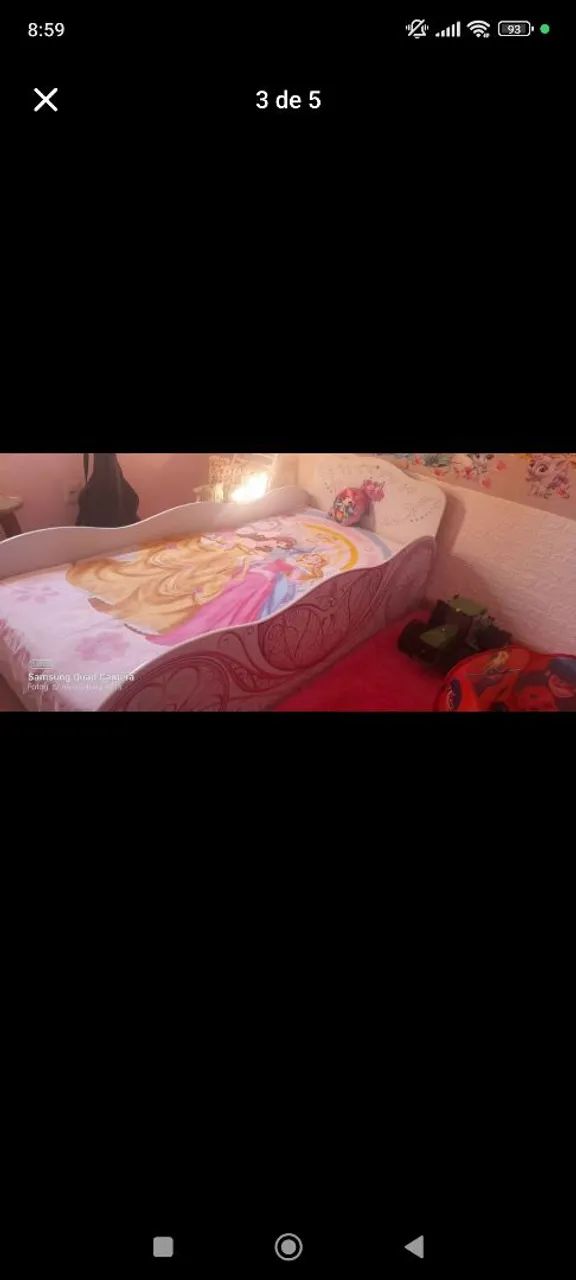 Cama infantil carruagem princesas - Foto 3