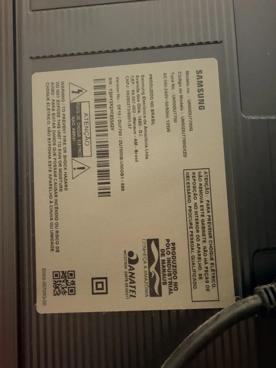 TV 50 POLEGADAS 2.000 Samsung 