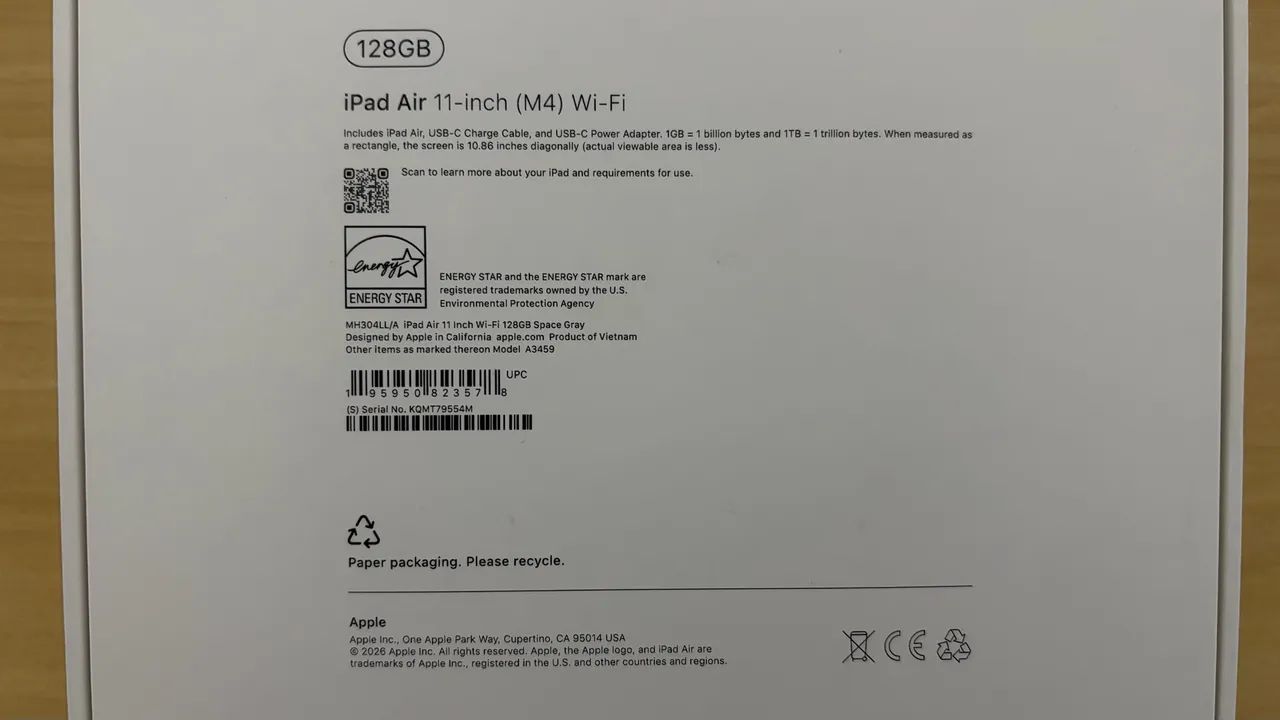 iPad Air M4 11 polegadas 128GB cinza espacial - Foto 3