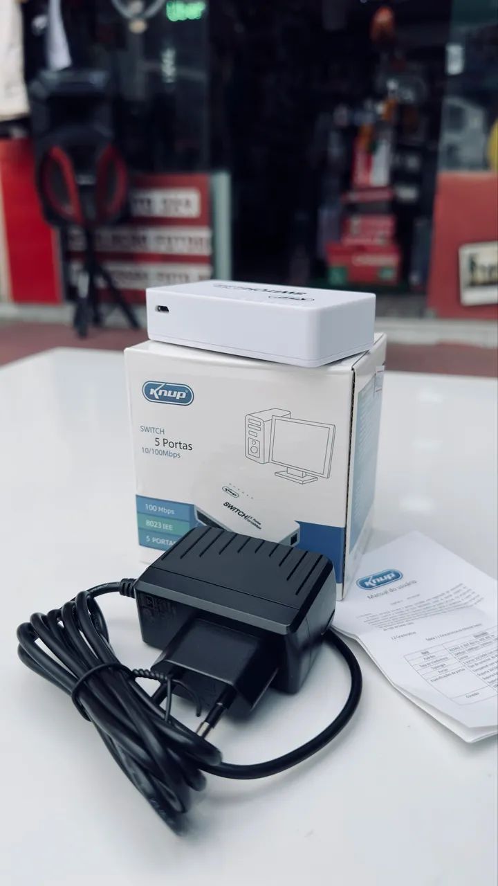 Switch 5 Portas 10/100Mbps