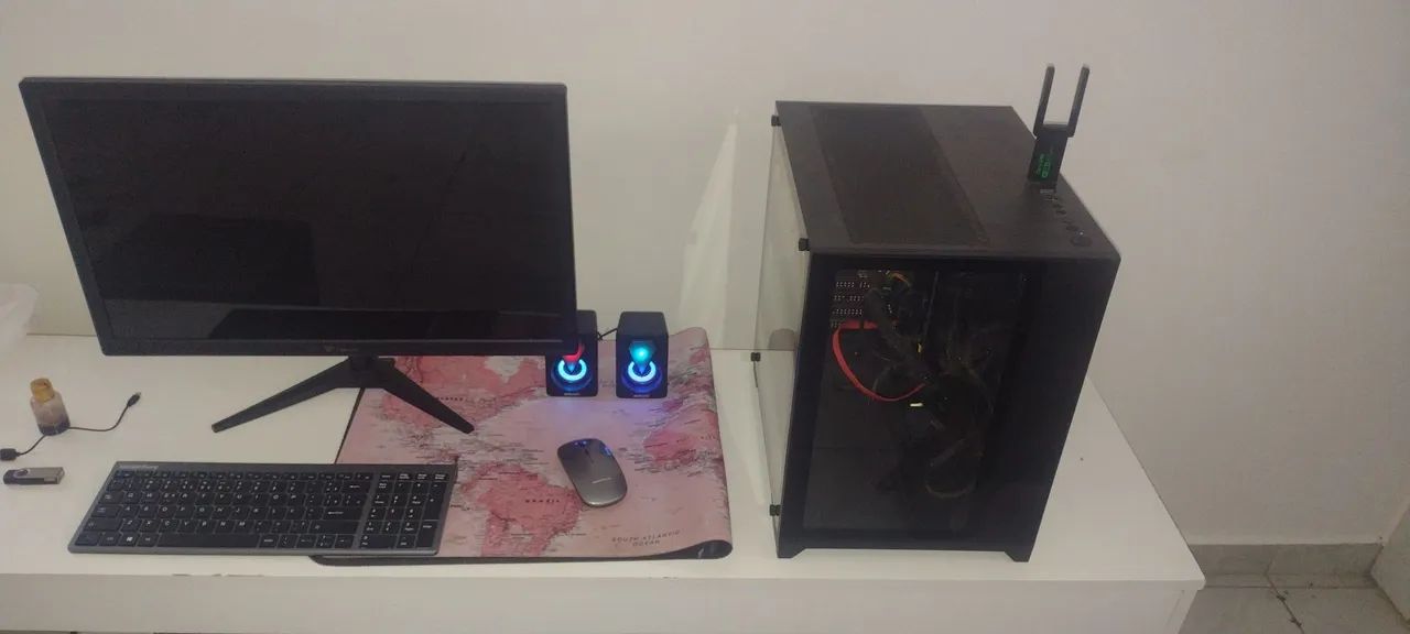 Computador, Monitor mouse e teclado  - Foto 5