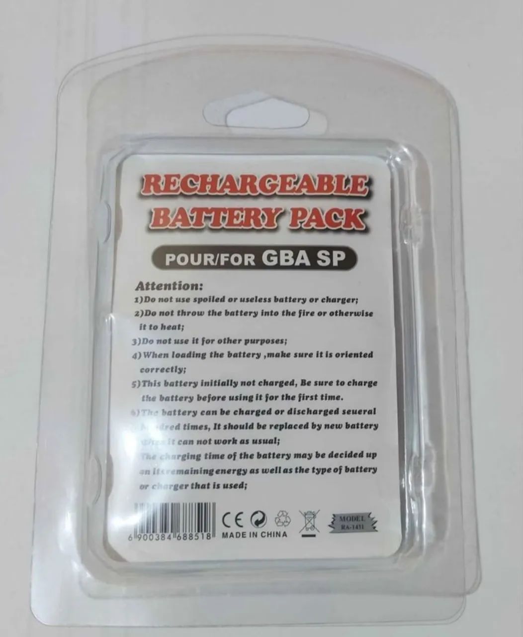 Bateria Nintendo gameboy advance gba - Foto 2