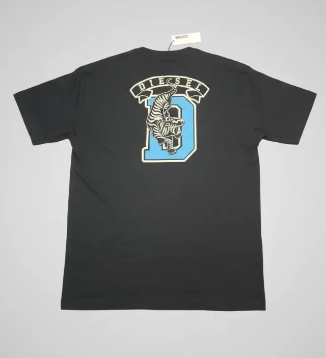 Camiseta Oversized Diesel Preta - Foto 2