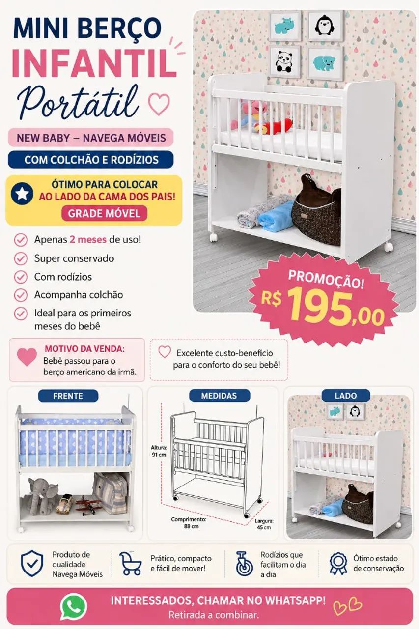 Berço móvel