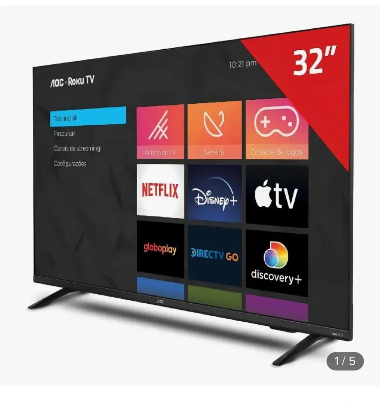 Smart TV Roku 32' Nova na Caixa Lacrada