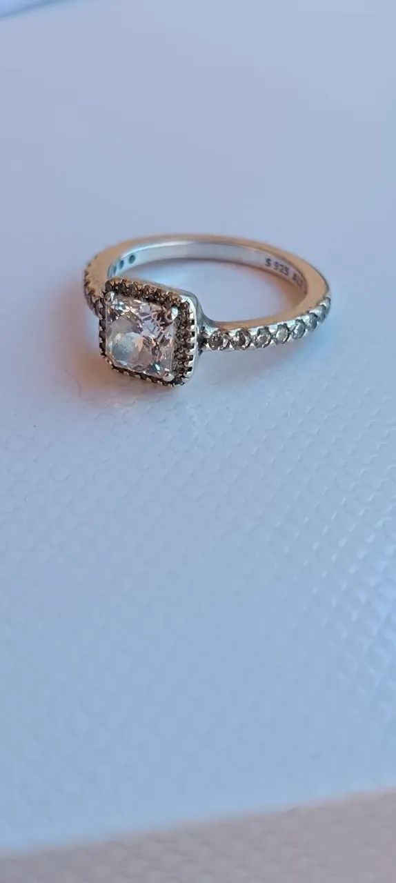 ANEL PANDORA DE PRATA 925  - Foto 2