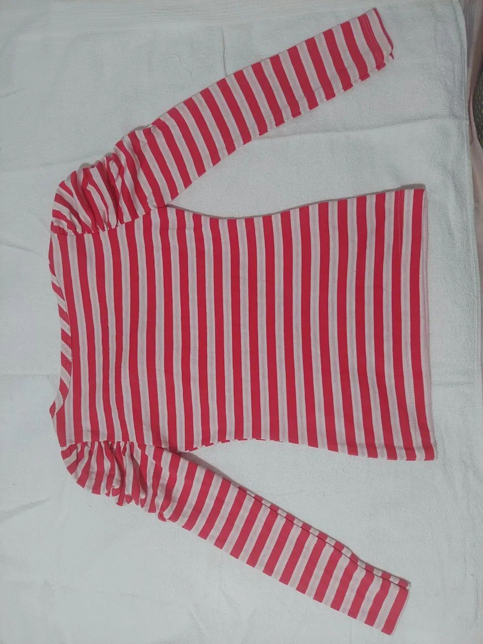 Blusa Listrada  Infantil com Detalhe em Laço  - Foto 3