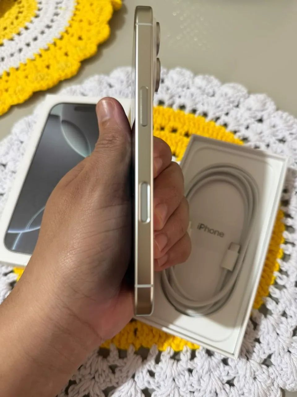 iPhone 16 Pro 128gb Silver - 92% de bateria  - Foto 5