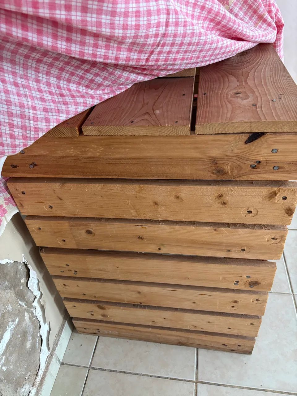Bancada em paletes 