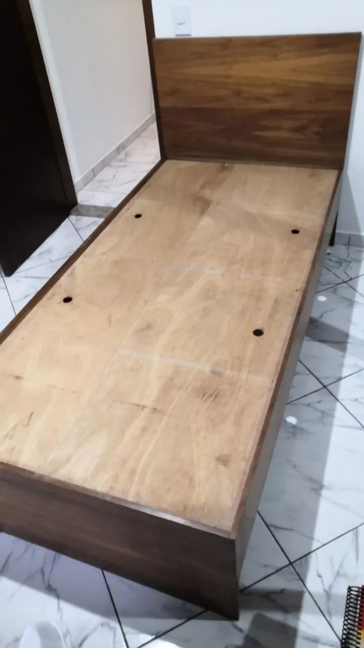 Cama solteiro madeira - Foto 2