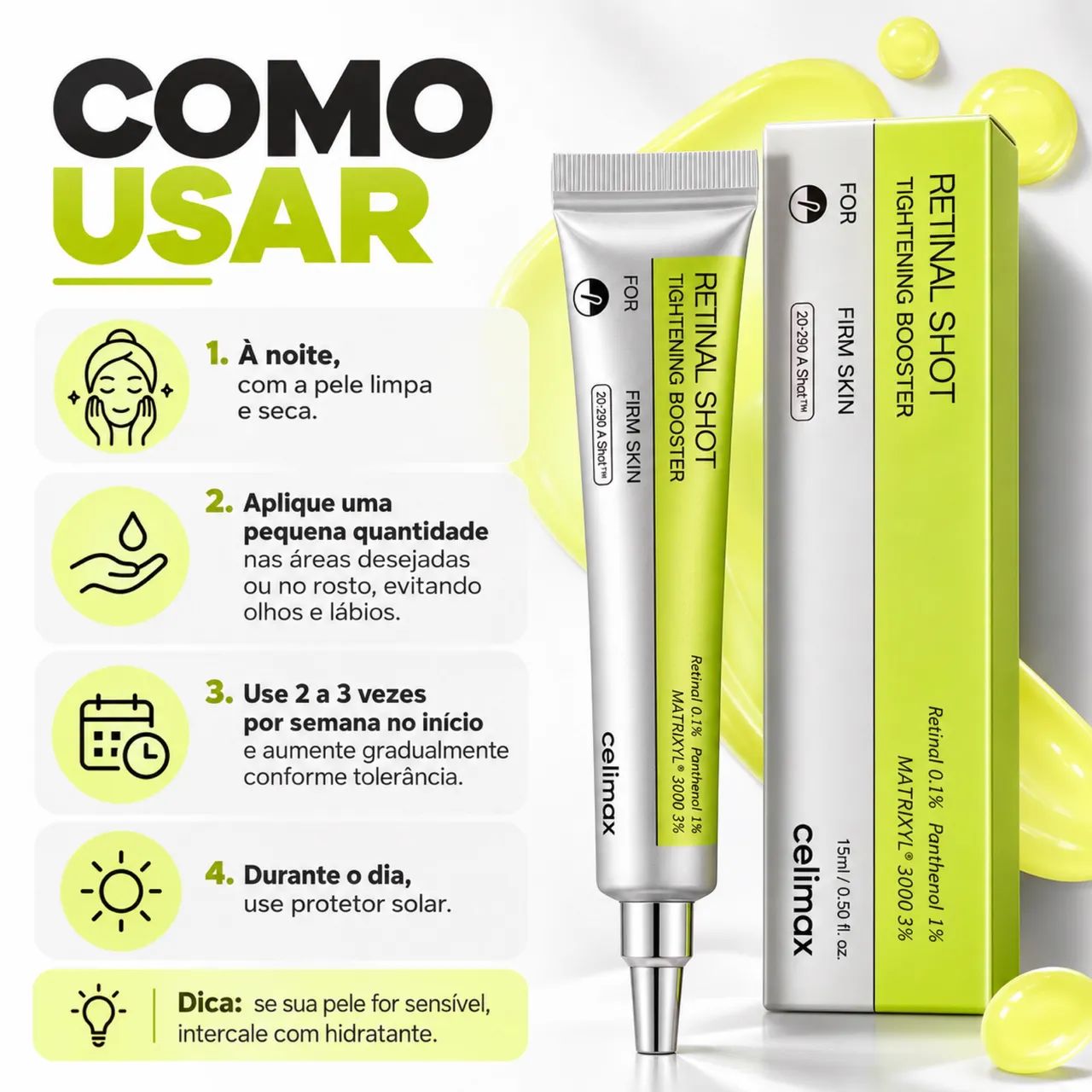 Celimax Retinal Shot 15ml | Sérum Coreano Antissinais - Foto 2